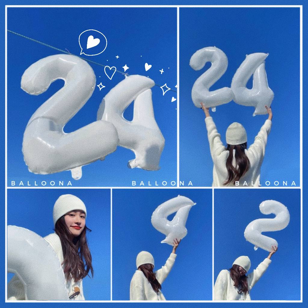 Mua Bong Bóng Số Tuổi Màu Trắng Size 32Inch Cỡ Lớn 70Cm Trang Trí Sinh  Nhật, Thôi Nôi, Set Up Sinh Nhật Phong Cách Hàn Quốc Giảm Giá - Yeep