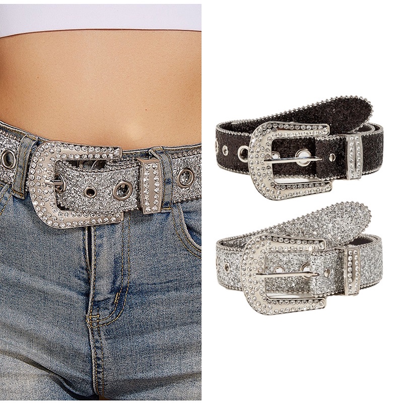 Mua Thắt Lưng Đính Đá Lấp Lánh Sang Trọng Cho Nam Nữ Giảm Giá - Yeep