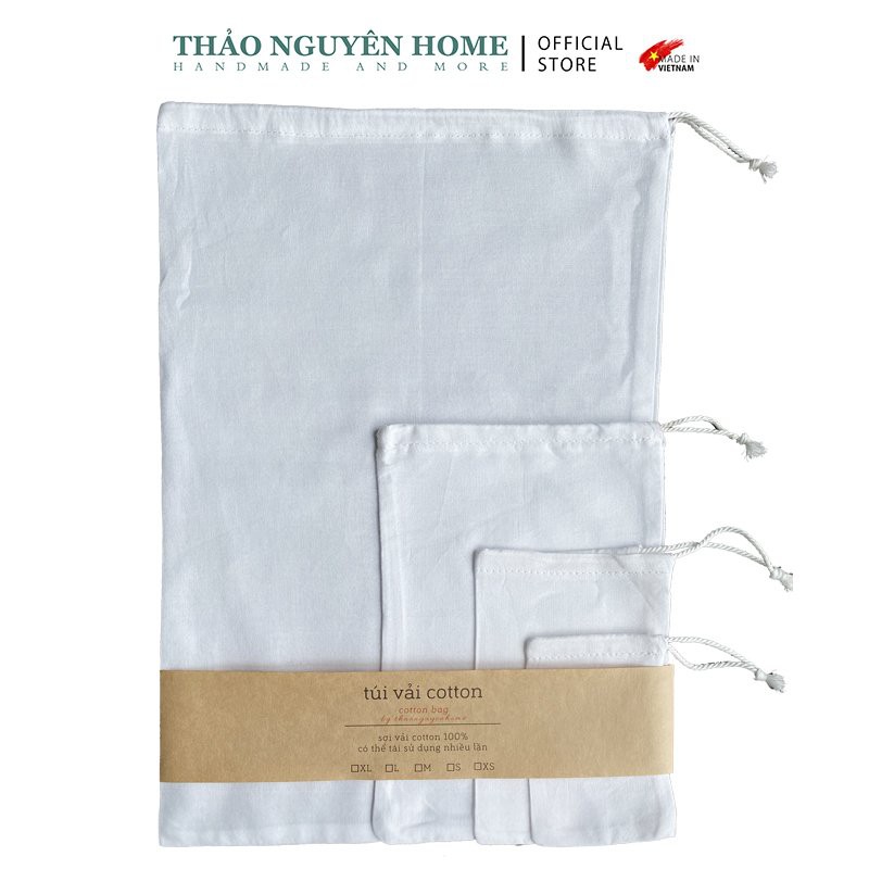 Túi lọc cotton chuyên dùng đun nấu, lọc trà Thảo Nguyên Home