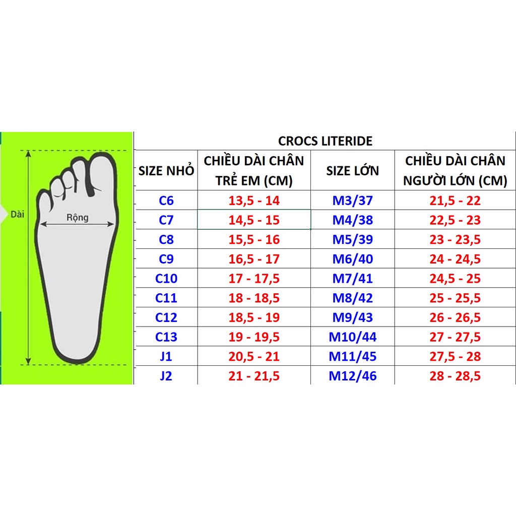 C9 Size Chart C7 Crocs In Cm C9 Size Chart C6 Crocs In Cm Kids