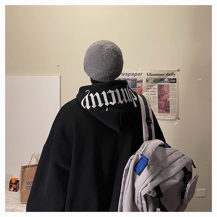 Mua Áo Hoodie Nỉ Bông In Chữ Trên Mũ Cực Chất Cực Ngầu Nam Nữ Mặc