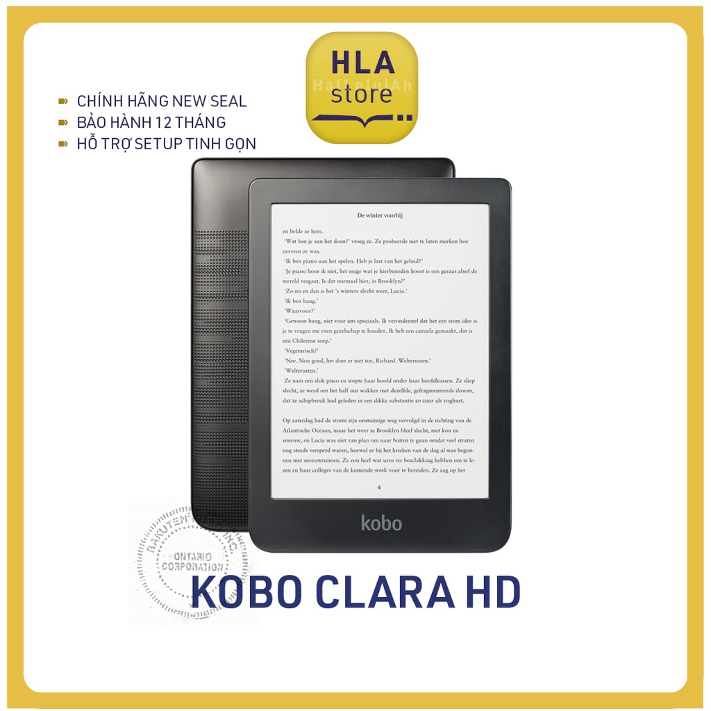 Mua Máy đọc sách Kobo Clara HD Certified Refurbished chính hãng Máy